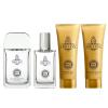 imageHybrid ampamp Company Brilliant Idea 4Piece Gift Set for Men 068 FlOz Eau de Toilette 50ml Perfume After Shave Balm Shower GelMen Trillion Rich Man
