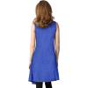 imageHybrid ampamp Company Womens Casual Sleeveless Open Front Drape CardiganCobalt Blu