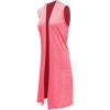 imageHybrid ampamp Company Womens Casual Sleeveless Open Front Drape CardiganNeon Pink