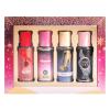 imageHybrid ampamp Company Women 4 Pcs Gift Set Fragrance Mist Dreaming PartyampampLa Bella Viva HappyampampRoyal SweetyampampLa Bella Viva Can 85MlSelfDeceive Madam Trillion MissyGG Good Rock