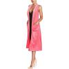 imageHybrid ampamp Company Womens Casual Sleeveless Open Front Drape CardiganNeon Pink