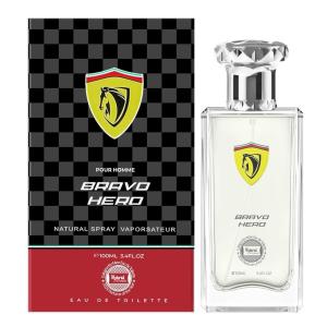 imageHybrid ampamp Company Bravo Hero Black Pour Homme For Men Eau De Toilette Vaporisateur Natural Spray 34 Fl OzBravo Hero Black