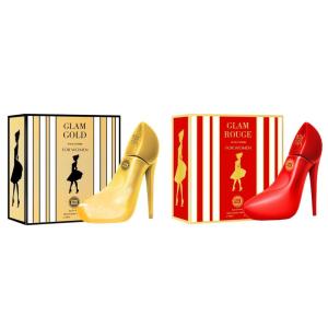 imageHybrid ampamp Company Women 3 Pcs Fragrance for Women Eau De Parfum Natural Spray ScentGLAM GIRL GOLD ROUGE