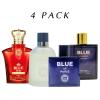 imageHybrid ampamp Company Mens 3 Pcs Scent Spray Long Lasting Eau De Toilette Luxury FragranceBLUE DE PARIS BLUE FOR MEN BLU POUR HOMME Blue Sky