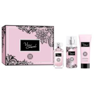 imageHybrid ampamp Company Women Rose Pink 3 Pcs Gift Set50mlPerfumeampamp100mlMistampamp80mlShower GelViva Luck Mon