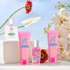 imageHybrid ampamp Company Jadincoir 4Piece Gift Set for Women 50ml Perfume Body Lotion Mist Shower GelPink Summer