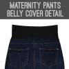 imageHybrid ampamp Company Maternity Womens Super Comfy Ultra Stretch Skinny JeansDark Wash1