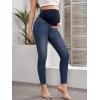 imageHybrid ampamp Company Maternity Womens Super Comfy Ultra Stretch Skinny JeansDark Wash1