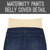imageHybrid ampamp Company Maternity Womens Super Comfy Ultra Stretch Skinny JeansIndigo1