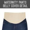 imageHybrid ampamp Company Maternity Womens Super Comfy Ultra Stretch Skinny JeansIndigo1