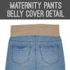 imageHybrid ampamp Company Maternity Womens Super Comfy Ultra Stretch Skinny JeansLight Blue2