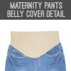 imageHybrid ampamp Company Maternity Womens Super Comfy Ultra Stretch Skinny JeansLight Wash5
