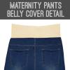imageHybrid ampamp Company Maternity Womens Super Comfy Ultra Stretch Skinny JeansMedium Blue1