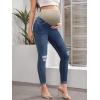 imageHybrid ampamp Company Maternity Womens Super Comfy Ultra Stretch Skinny JeansMedium Blue1