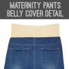 imageHybrid ampamp Company Maternity Womens Super Comfy Ultra Stretch Skinny JeansMedium Blue2