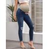 imageHybrid ampamp Company Maternity Womens Super Comfy Ultra Stretch Skinny JeansMedium Blue2
