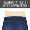imageHybrid ampamp Company Maternity Womens Super Comfy Ultra Stretch Skinny JeansMedium Blue3