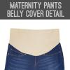 imageHybrid ampamp Company Maternity Womens Super Comfy Ultra Stretch Skinny JeansMedium Blue3