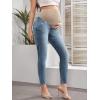 imageHybrid ampamp Company Maternity Womens Super Comfy Ultra Stretch Skinny JeansPm5804rsklight Wash