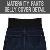 imageHybrid ampamp Company Maternity Womens Super Comfy Ultra Stretch Skinny JeansRinse Wash1