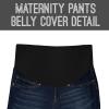 imageHybrid ampamp Company Maternity Womens Super Comfy Ultra Stretch Skinny JeansRinse Wash1