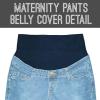 imageHybrid ampamp Company Stylish and Comfortable Women Super Stretchy Maternity JeansLight Wash3