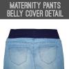 imageHybrid ampamp Company Ultimate Comfort Womens Maternity Slim Fit Stretch JeansLight Wash4
