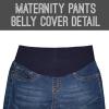 imageHybrid ampamp Company Ultimate Comfort Womens Maternity Slim Fit Stretch JeansMedium Blue6