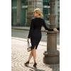 imageHybrid ampamp Company Womens Premium Nylon Ponte Stretch High Waist Pencil Suit Skirt Below Knee1073tblack