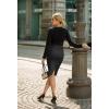 imageHybrid ampamp Company Womens Premium Nylon Ponte Stretch High Waist Pencil Suit Skirt Below Knee1073tcharcoal