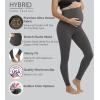 imageHybrid ampamp Company Womens Super Comfy Stretch Maternity Leggings Made in USA8826charcoal