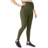 imageHybrid ampamp Company Womens Super Comfy Stretch Maternity Leggings Made in USA8826olive