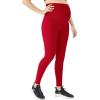 imageHybrid ampamp Company Womens Super Comfy Stretch Maternity Leggings Made in USA8826red