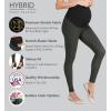imageHybrid ampamp Company Womens Super Comfy Stretch Maternity Leggings Made in USADress Pantscharcoal