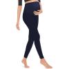 imageHybrid ampamp Company Womens Super Comfy Stretch Maternity Leggings Made in USADress Pantsnavy