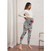 imageHybrid ampamp Company Womens Super Comfy Stretch Maternity Leggings Made in USAGc18419blackmulti