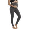 imageHybrid ampamp Company Womens Super Comfy Stretch Maternity Leggings Made in USA8826charcoal