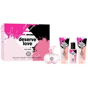 imageHybrid ampamp Company Jadincoir 4Piece Gift Set for Women 50ml Perfume Body Lotion Mist Shower GelDeserve Love
