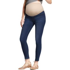 imageHybrid ampamp Company Maternity Womens Super Comfy Ultra Stretch Skinny JeansMedium Blue3