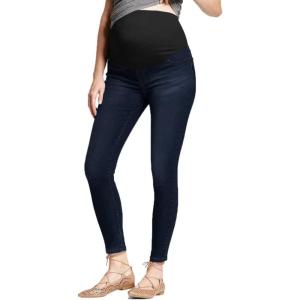 imageHybrid ampamp Company Maternity Womens Super Comfy Ultra Stretch Skinny JeansRinse Wash1