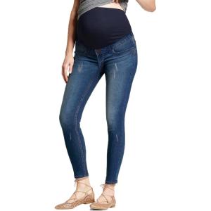 imageHybrid ampamp Company Stylish and Comfortable Women Super Stretchy Maternity JeansPm5471grskmedium Was
