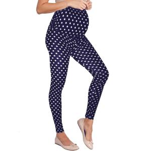 imageHybrid ampamp Company Womens Super Comfy Stretch Maternity Leggings Made in USA10119ivoryNavy