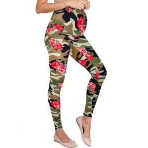 imageHybrid ampamp Company Womens Super Comfy Stretch Maternity Leggings Made in USA10987camouflage