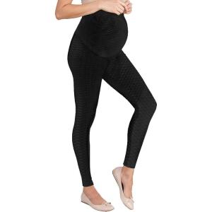 imageHybrid ampamp Company Womens Super Comfy Stretch Maternity Leggings Made in USA7465black