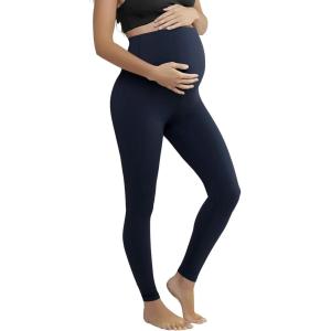 imageHybrid ampamp Company Womens Super Comfy Stretch Maternity Leggings Made in USA8826navy