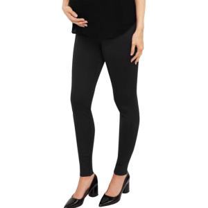 imageHybrid ampamp Company Womens Super Comfy Stretch Maternity Leggings Made in USADress Pantsblack