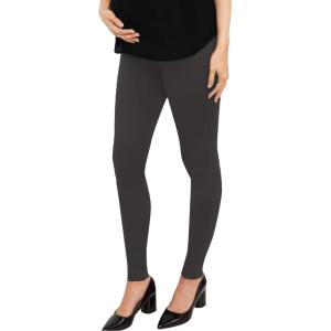 imageHybrid ampamp Company Womens Super Comfy Stretch Maternity Leggings Made in USADress Pantscharcoal