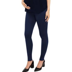 imageHybrid ampamp Company Womens Super Comfy Stretch Maternity Leggings Made in USADress Pantsnavy
