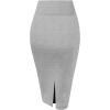 imageHybrid ampamp Company Womens Premium Nylon Ponte Stretch High Waist Pencil Suit Skirt Below Knee1073theather Gr