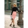 imageHybrid ampamp Company Womens Premium Nylon Ponte Stretch High Waist Pencil Suit Skirt Below Knee1073tlight Cora